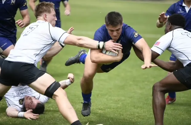 Sean Playing Rugby