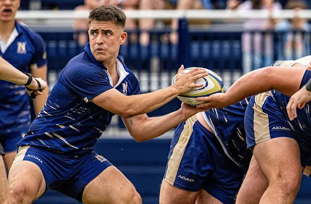 Sean Playing Rugby